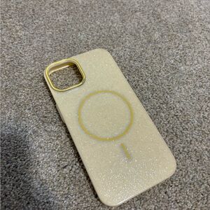Glittery Yellow Phone Case